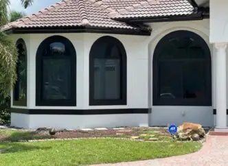 House in white color